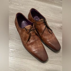 Paul Drish (Size 10) Cognac Leather Oxfords